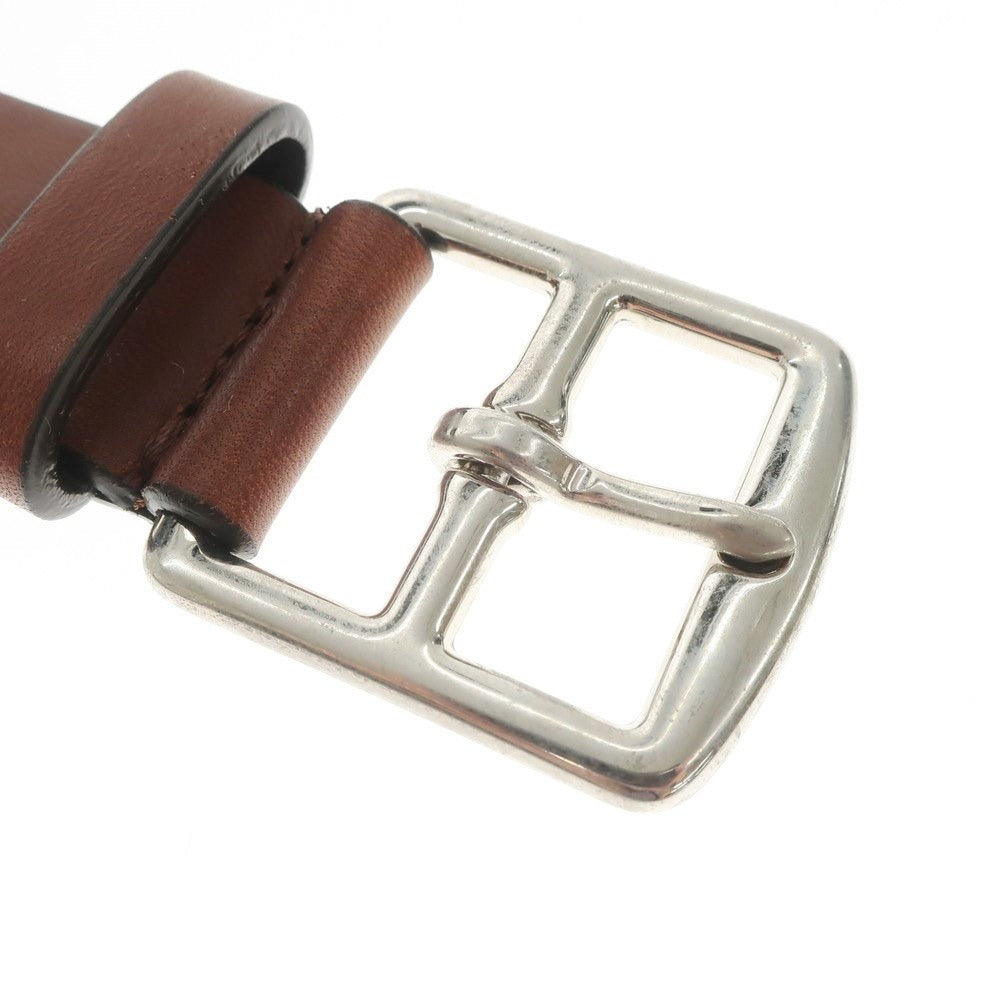 [New Outlet] PAOLO VITALE Leather Belt Brown [Size 85] [BRW] [S/S/A/W] [Condition Rank N-] [Men&