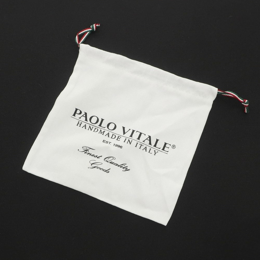 [New] PAOLO VITALE Elastic Mesh Belt Navy x White [Size 100] [NVY] [S/S/A/W] [Condition Rank N] [Men&