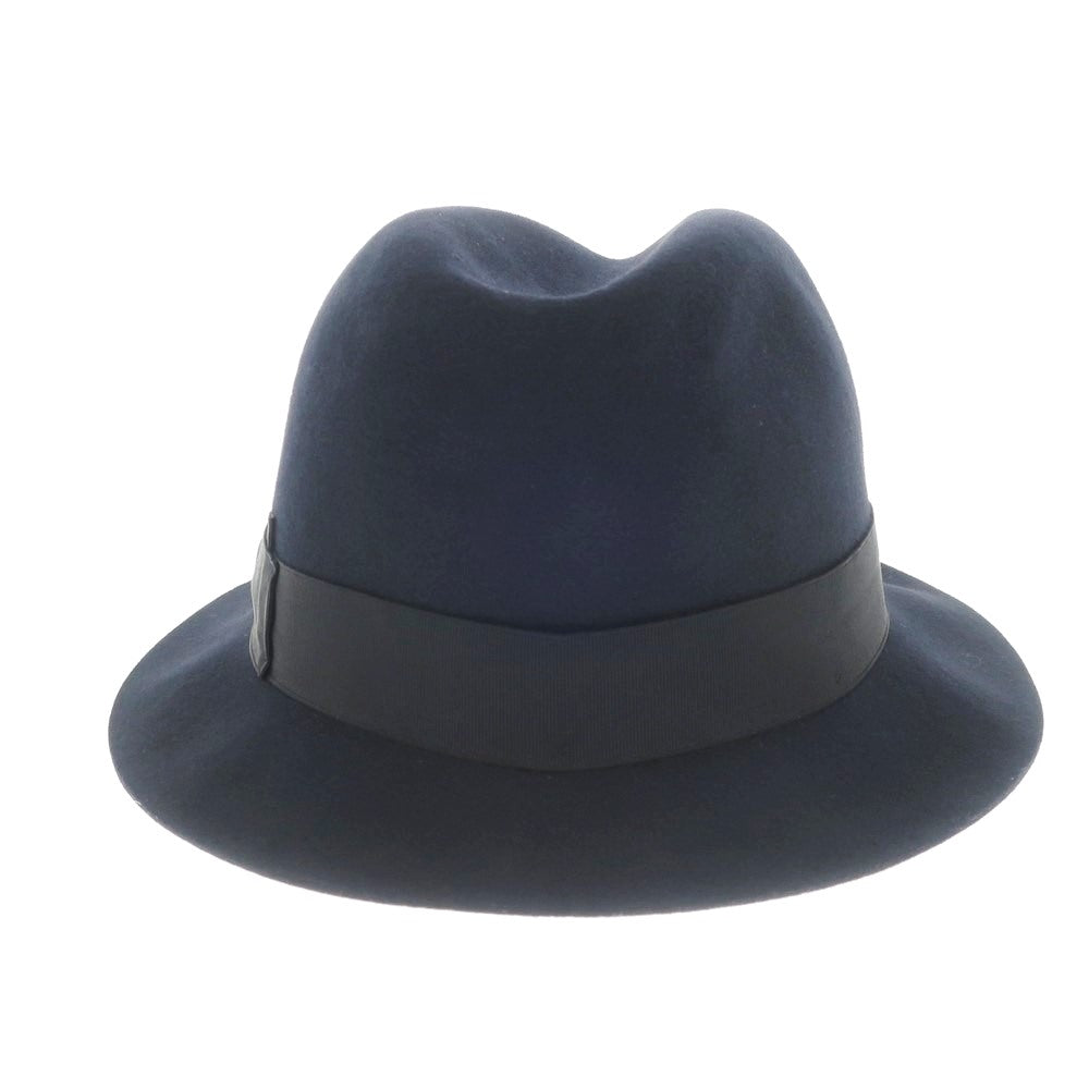 [New] Borsalino rabbit fur felt hat, navy [Size 58] [NVY] [A/W] [Condition Rank N] [Men&