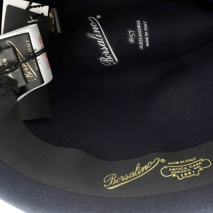 [New] Borsalino rabbit fur felt hat, navy [Size 58] [NVY] [A/W] [Condition Rank N] [Men&