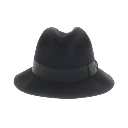 [New] Borsalino rabbit fur felt hat in black [Size 58] [BLK] [A/W] [Condition Rank N] [Men&