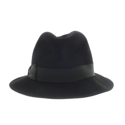 [New] Borsalino rabbit fur felt hat in black [Size 60] [BLK] [A/W] [Condition Rank N] [Men&