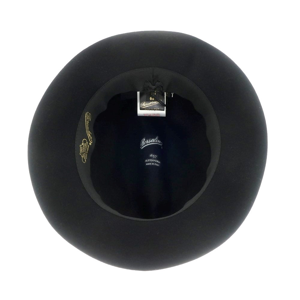 [New] Borsalino rabbit fur felt hat in black [Size 60] [BLK] [A/W] [Condition Rank N] [Men&