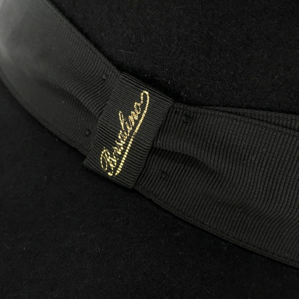 [New] Borsalino rabbit fur felt hat in black [Size 60] [BLK] [A/W] [Condition Rank N] [Men&