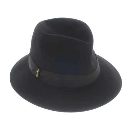 [New] Borsalino rabbit fur felt hat in black [Size 57] [BLK] [A/W] [Condition Rank N] [Men&