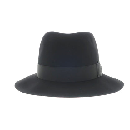 [New] Borsalino rabbit fur felt hat in black [Size 57] [BLK] [A/W] [Condition Rank N] [Men&