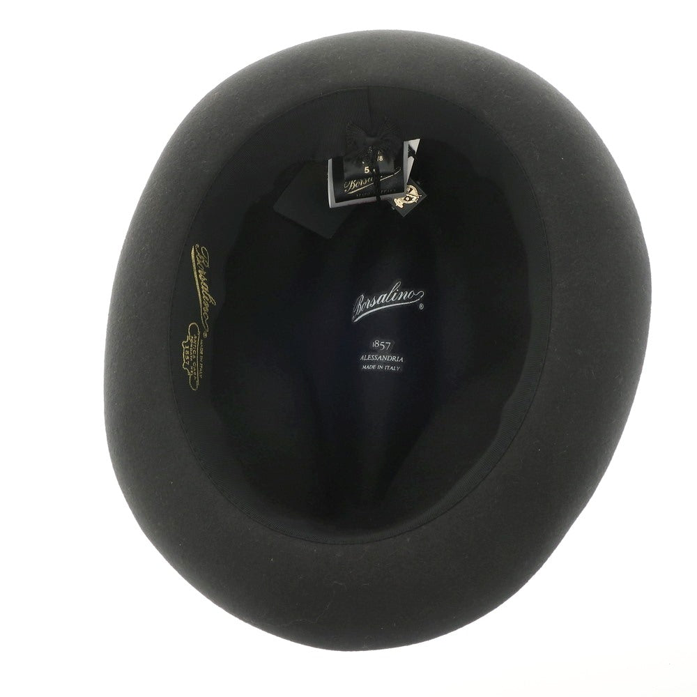 [New] Borsalino rabbit fur felt hat in dark warm grey [Size 58] [GRY] [A/W] [Condition Rank N] [Men&