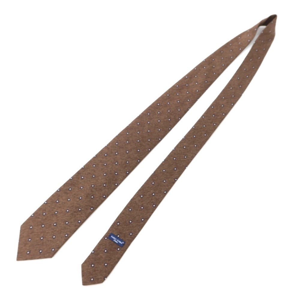 [Used] Fabio Toma Fabio Toma Komon Tri-Fold Silk Tie Brown [BRW] [S/S/A/W] [Condition Rank B] ​​[Men&
