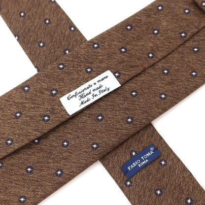 [Used] Fabio Toma Fabio Toma Komon Tri-Fold Silk Tie Brown [BRW] [S/S/A/W] [Condition Rank B] ​​[Men&