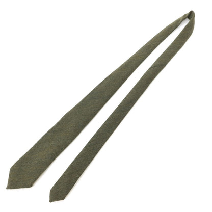 [Used] FAIRFAX 3-fold wool tie, moss green [GRN] [A/W] [Condition: B] [Men&