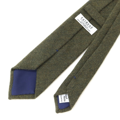 [Used] FAIRFAX 3-fold wool tie, moss green [GRN] [A/W] [Condition: B] [Men&