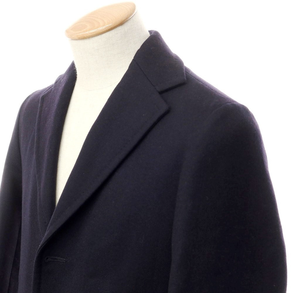 [Used] Eidos Double Face Wool Chesterfield Coat Navy [Size 42] [NVY] [A/W] [Condition Rank C] [Men&