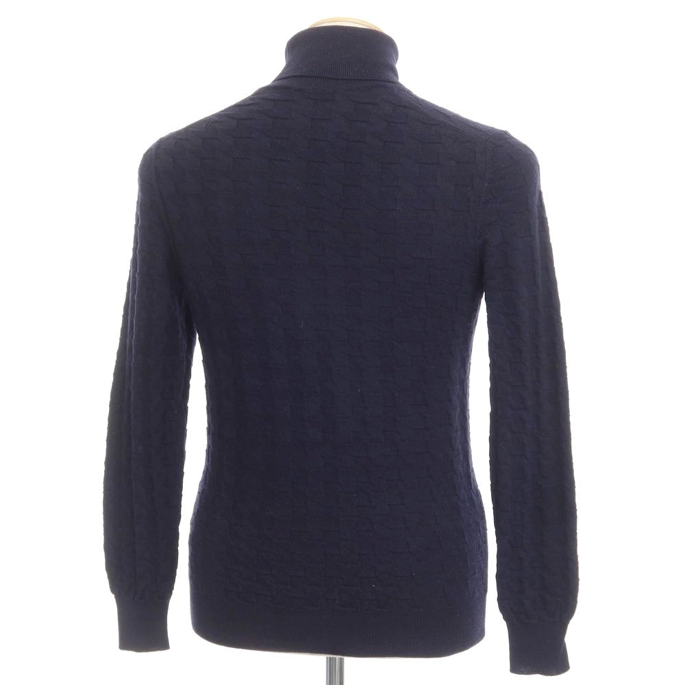 [Used] GRAN SASSO Wool Turtleneck Pullover Knit Navy [Size 44] [NVY] [A/W] [Condition Rank B] ​​[Men&