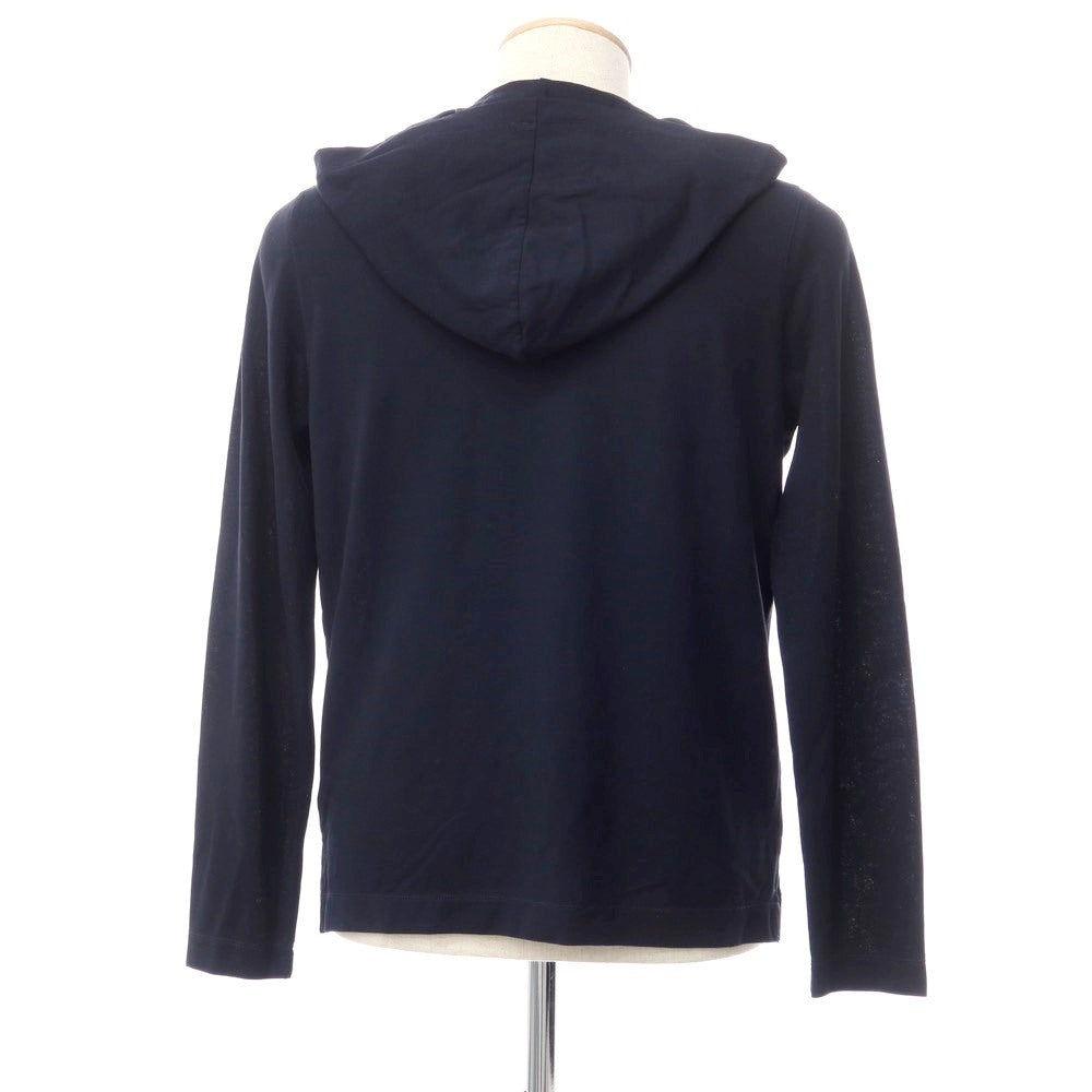 【中古】ザノーネ ZANONE アイスコットン プルオーバーパーカー ダークネイビー【サイズ44】【NVY】【S/S】【状態ランクB】【メンズ】【769086】