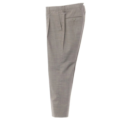 [Used] PT TORINO stretch polyester wool check slacks pants gray x brown [size 44] [GRY] [S/S] [Condition rank B] [Men&