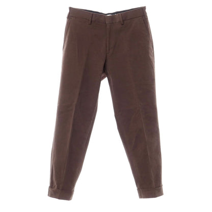 [Used] Borelio stretch cotton slacks pants, grayish brown [size 44] [BRW] [A/W] [Condition rank B] ​​[Men&