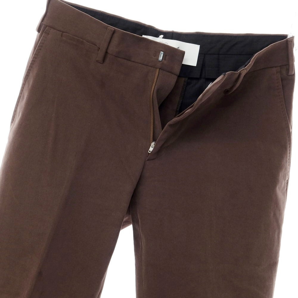 [Used] Borelio stretch cotton slacks pants, grayish brown [size 44] [BRW] [A/W] [Condition rank B] ​​[Men&