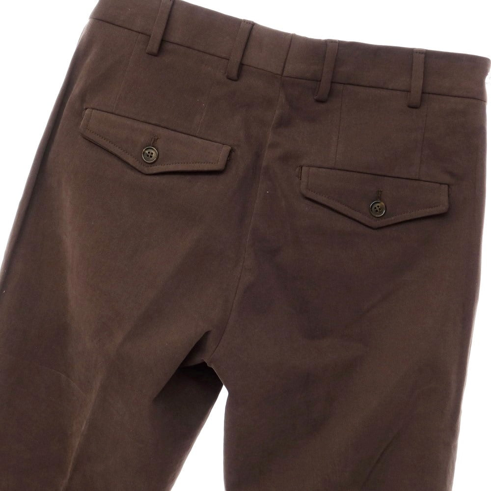 [Used] Borelio stretch cotton slacks pants, grayish brown [size 44] [BRW] [A/W] [Condition rank B] ​​[Men&