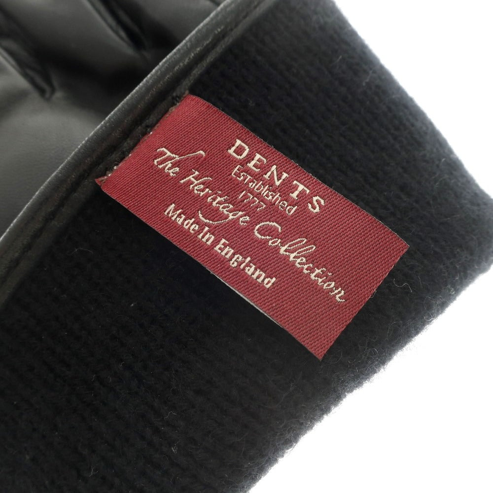 [Used] Dents Leather Cashmere Lined Gloves Black [Size 7] [BLK] [A/W] [Condition Rank B] ​​[Men&