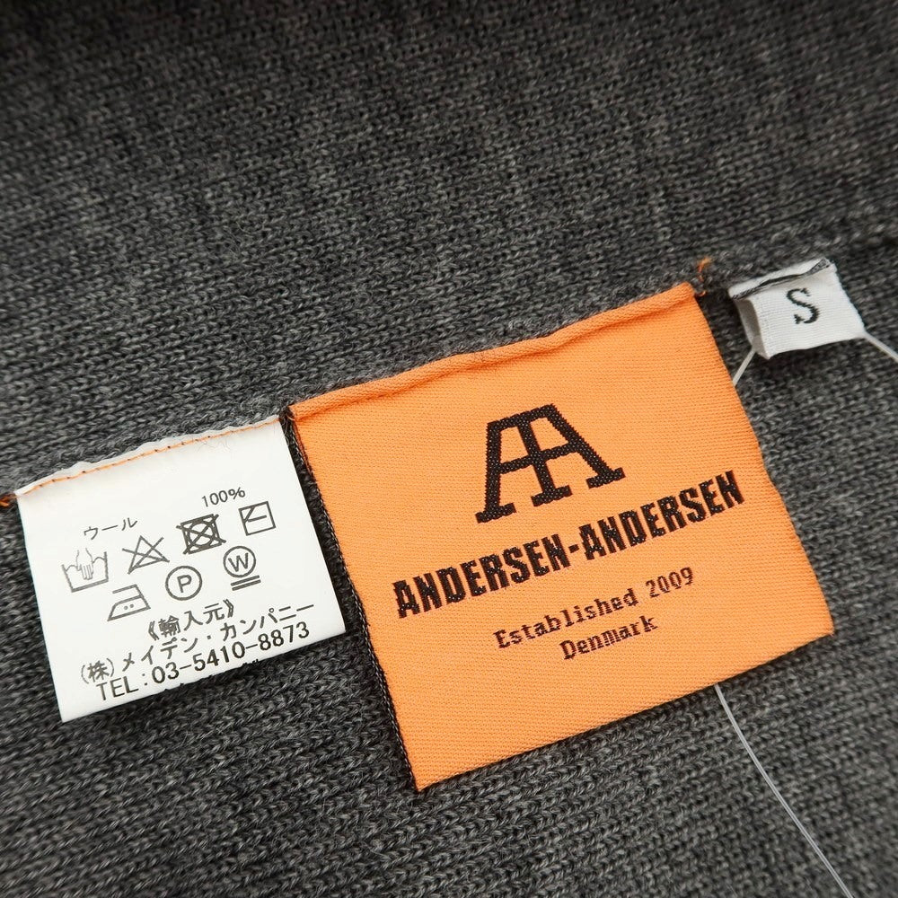 [Used] Andersen-Andersen Wool Boat Neck Pullover Knit Gray [Size S] [GRY] [A/W] [Condition Rank B] ​​[Men&