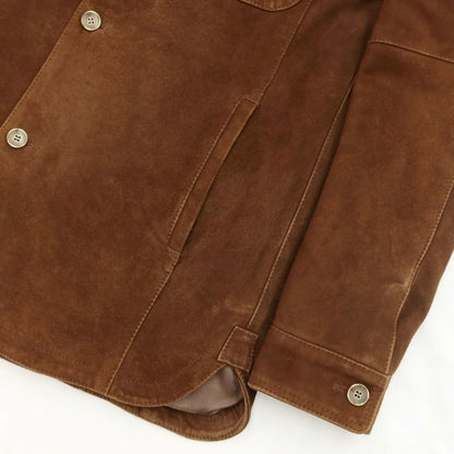 [Used] EMMETI Goatskin Suede Leather Jacket Blouson Brown [Size 44] [BRW] [A/W] [Condition Rank C] [Men&