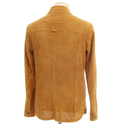 [Used] EMMETI goatskin suede leather jacket, camel brown [size 44] [BRW] [A/W] [condition rank C] [men&