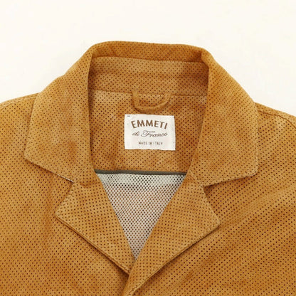 [Used] EMMETI goatskin suede leather jacket, camel brown [size 44] [BRW] [A/W] [condition rank C] [men&