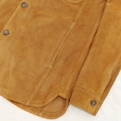 [Used] EMMETI goatskin suede leather jacket, camel brown [size 44] [BRW] [A/W] [condition rank C] [men&