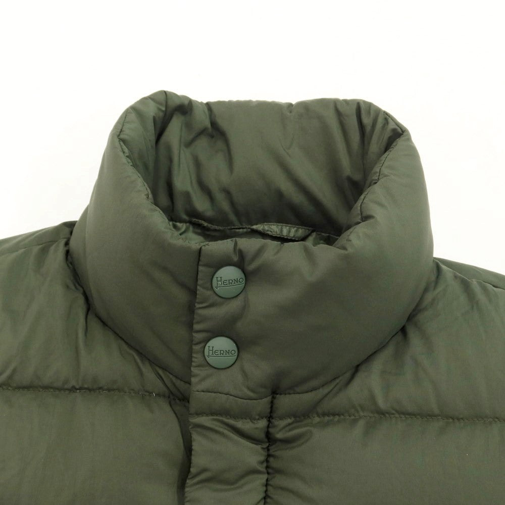 [Used] Herno Nylon Down Vest Dark Olive [Size 44] [GRN] [A/W] [Condition Rank B] ​​[Men&