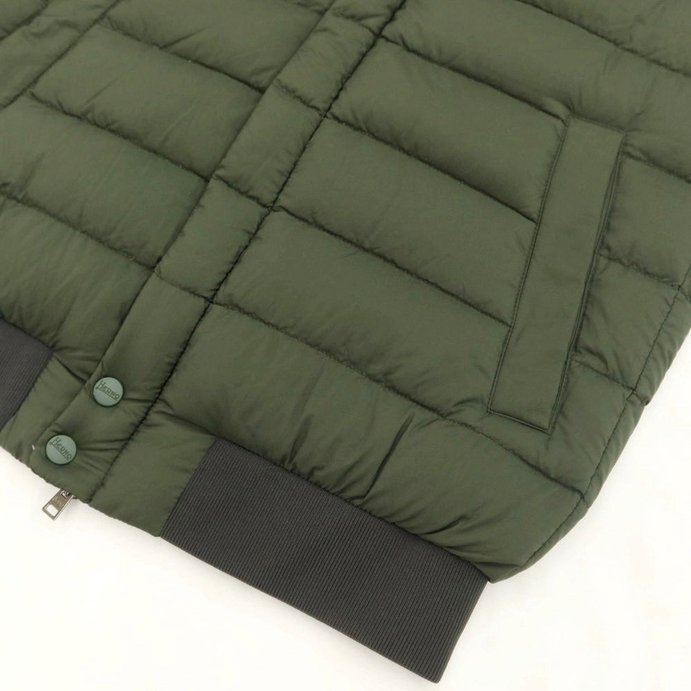 [Used] Herno Nylon Down Vest Dark Olive [Size 44] [GRN] [A/W] [Condition Rank B] ​​[Men&