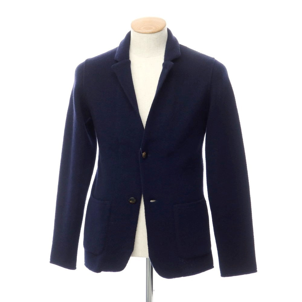 [Used] LARDINI Mid-gauge cashmere knit jacket, navy [Size XS] [NVY] [A/W] [Condition Rank B] ​​[Men&