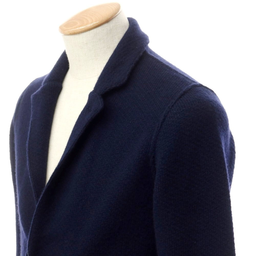 [Used] LARDINI Mid-gauge cashmere knit jacket, navy [Size XS] [NVY] [A/W] [Condition Rank B] ​​[Men&