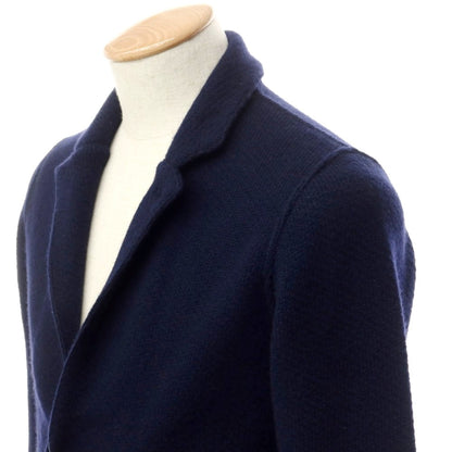 [Used] LARDINI Mid-gauge cashmere knit jacket, navy [Size XS] [NVY] [A/W] [Condition Rank B] ​​[Men&