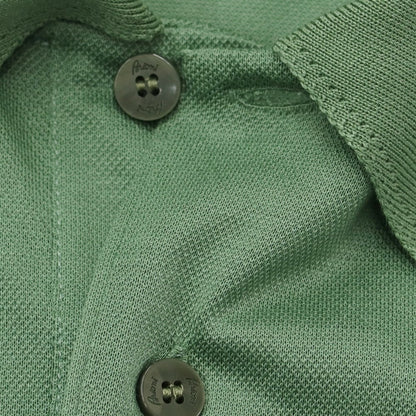 [Used] Brioni Cotton Short Sleeve Polo Shirt Green [Size XS] [GRN] [S/S] [Condition Rank B] [Men&