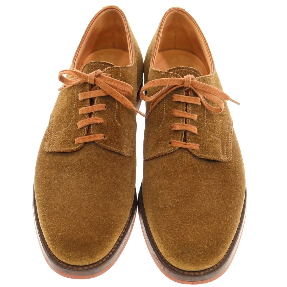 [Used] Crockett &amp;amp; Jones CROCKETT &amp;amp; JONES STIRLING suede plain toe dress shoes khaki brown [size 7E] [BRW] [S/S/A/W] [condition rank B] ​​[men&