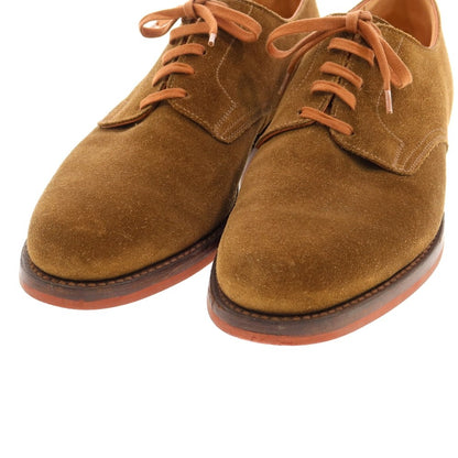 [Used] Crockett &amp;amp; Jones CROCKETT &amp;amp; JONES STIRLING suede plain toe dress shoes khaki brown [size 7E] [BRW] [S/S/A/W] [condition rank B] ​​[men&