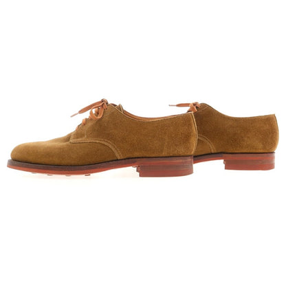 [Used] Crockett &amp;amp; Jones CROCKETT &amp;amp; JONES STIRLING suede plain toe dress shoes khaki brown [size 7E] [BRW] [S/S/A/W] [condition rank B] ​​[men&