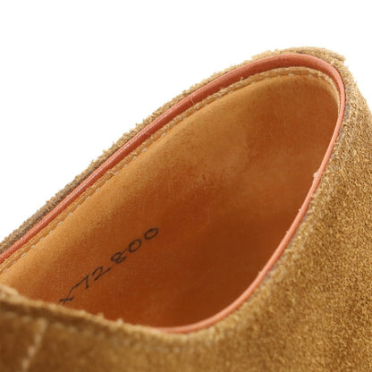 [Used] Crockett &amp;amp; Jones CROCKETT &amp;amp; JONES STIRLING suede plain toe dress shoes khaki brown [size 7E] [BRW] [S/S/A/W] [condition rank B] ​​[men&