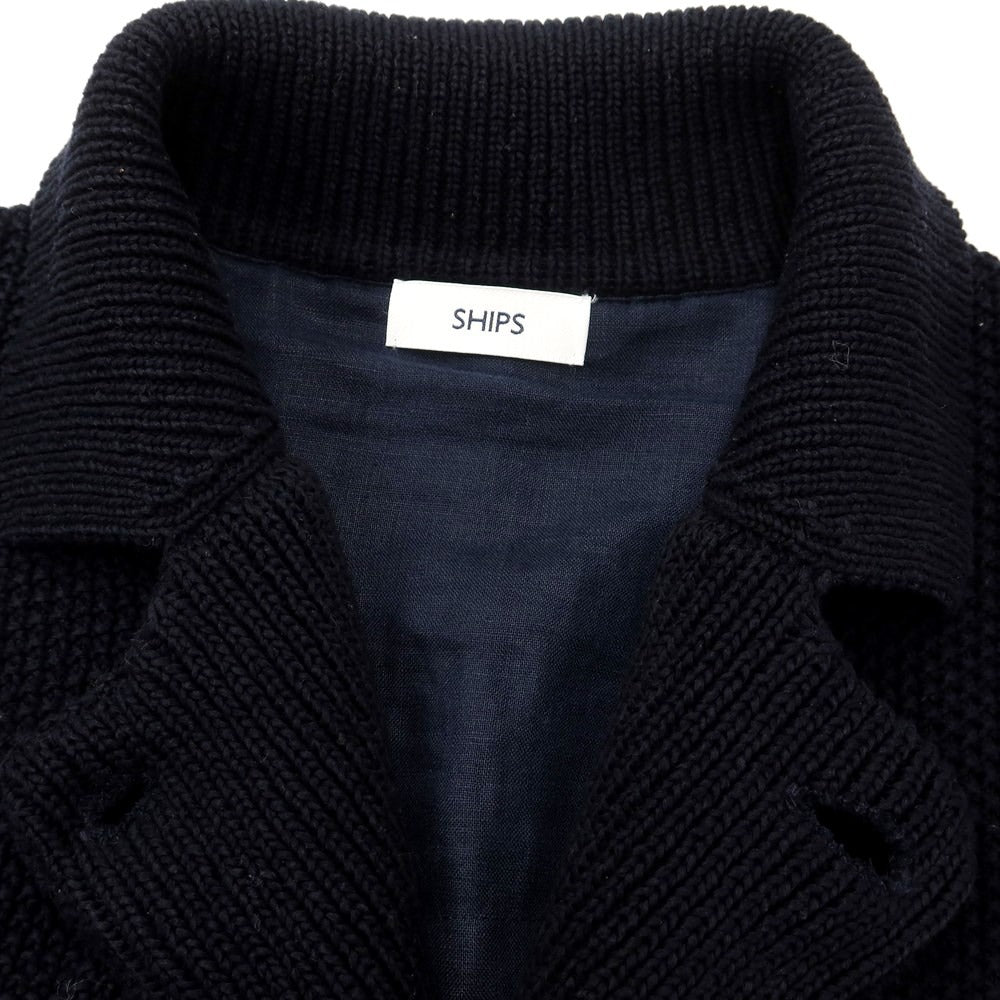 [Used] SHIPS Linen Cotton Double Knit Jacket Navy [Size S] [NVY] [S/S] [Condition Rank C] [Men&