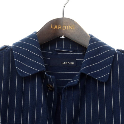 [Used] LARDINI Cotton Striped Field Jacket Navy x White [Size S] [NVY] [S/S] [Condition Rank B] ​​[Men&