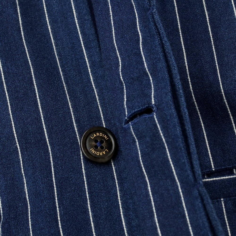 [Used] LARDINI Cotton Striped Field Jacket Navy x White [Size S] [NVY] [S/S] [Condition Rank B] ​​[Men&