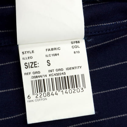 [Used] LARDINI Cotton Striped Field Jacket Navy x White [Size S] [NVY] [S/S] [Condition Rank B] ​​[Men&