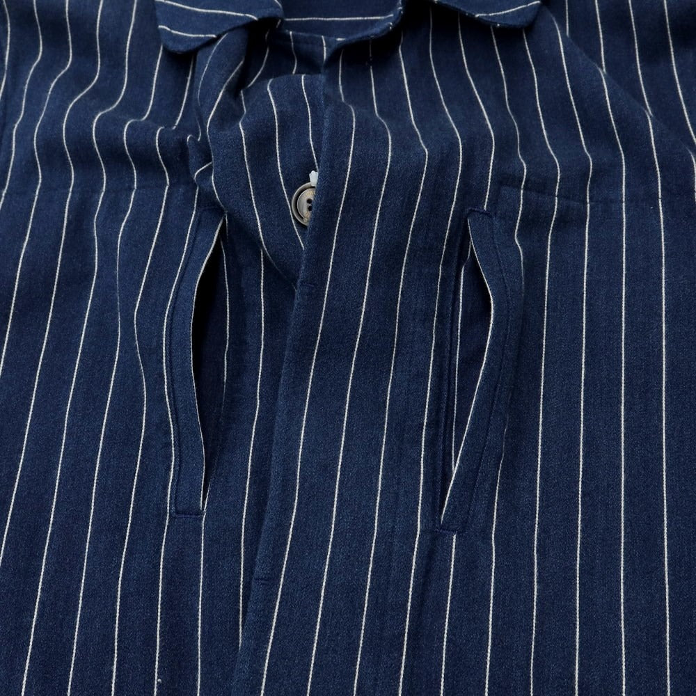 [Used] LARDINI Cotton Striped Field Jacket Navy x White [Size S] [NVY] [S/S] [Condition Rank B] ​​[Men&