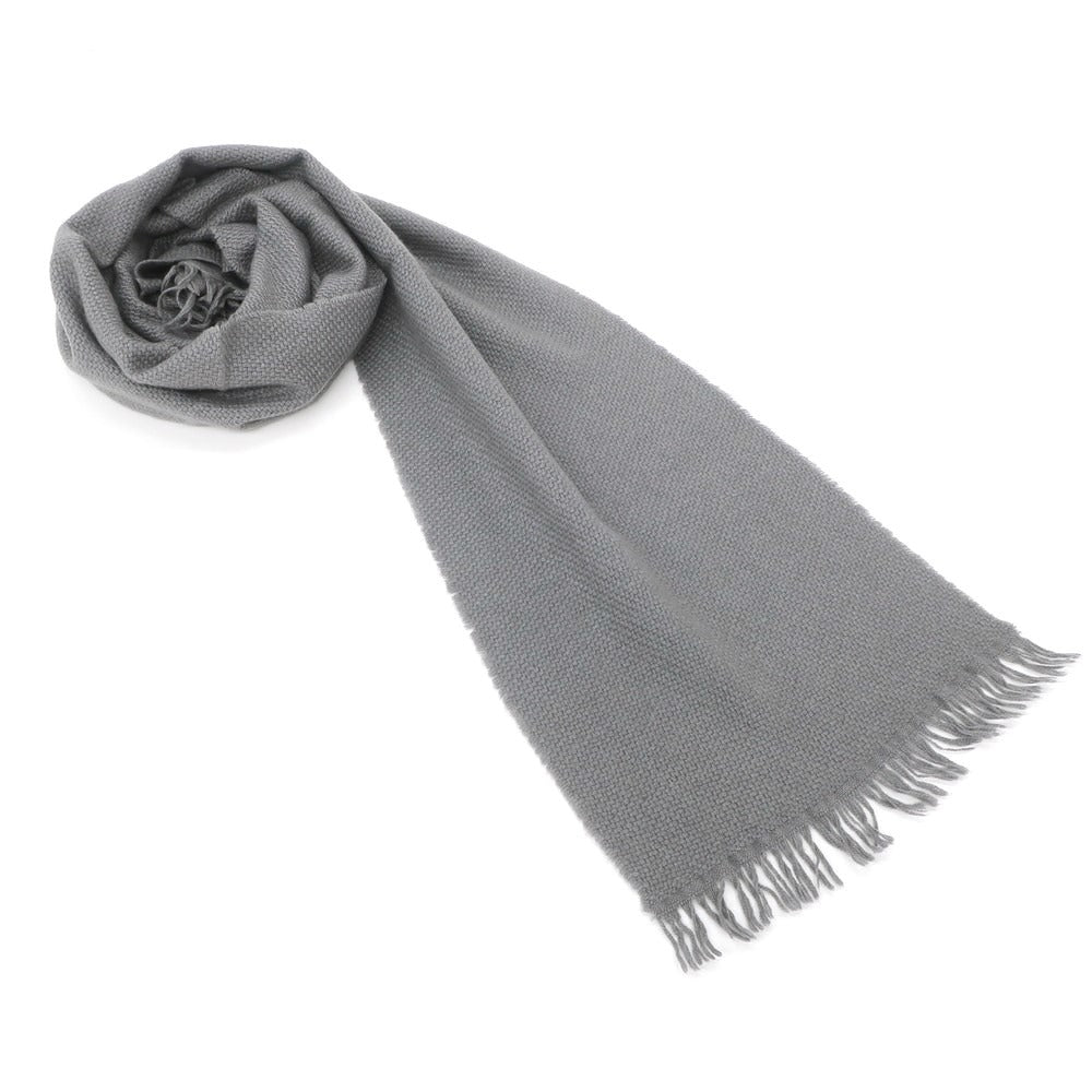 [Used] Colombo TOMORROWLAND special order cashmere silk fringe scarf, grey [GRY] [A/W] [Condition rank B] ​​[Men&