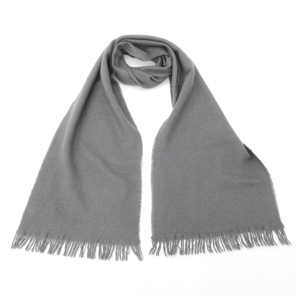 [Used] Colombo TOMORROWLAND special order cashmere silk fringe scarf, grey [GRY] [A/W] [Condition rank B] ​​[Men&