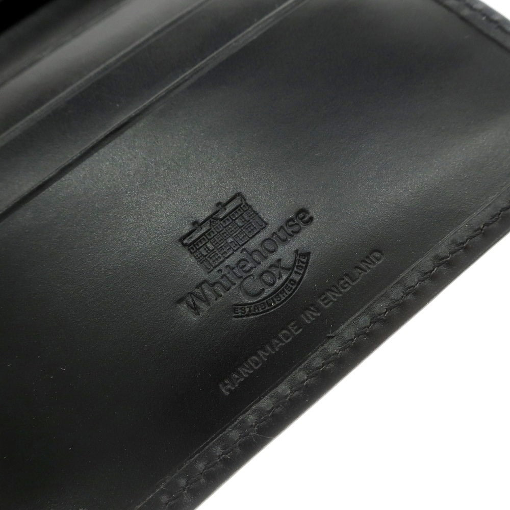 [Used] Whitehouse Cox Bridle Leather Business Card Holder Black [BLK] [S/S/A/W] [Condition Rank A] [Men&