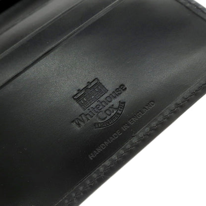 [Used] Whitehouse Cox Bridle Leather Business Card Holder Black [BLK] [S/S/A/W] [Condition Rank A] [Men&