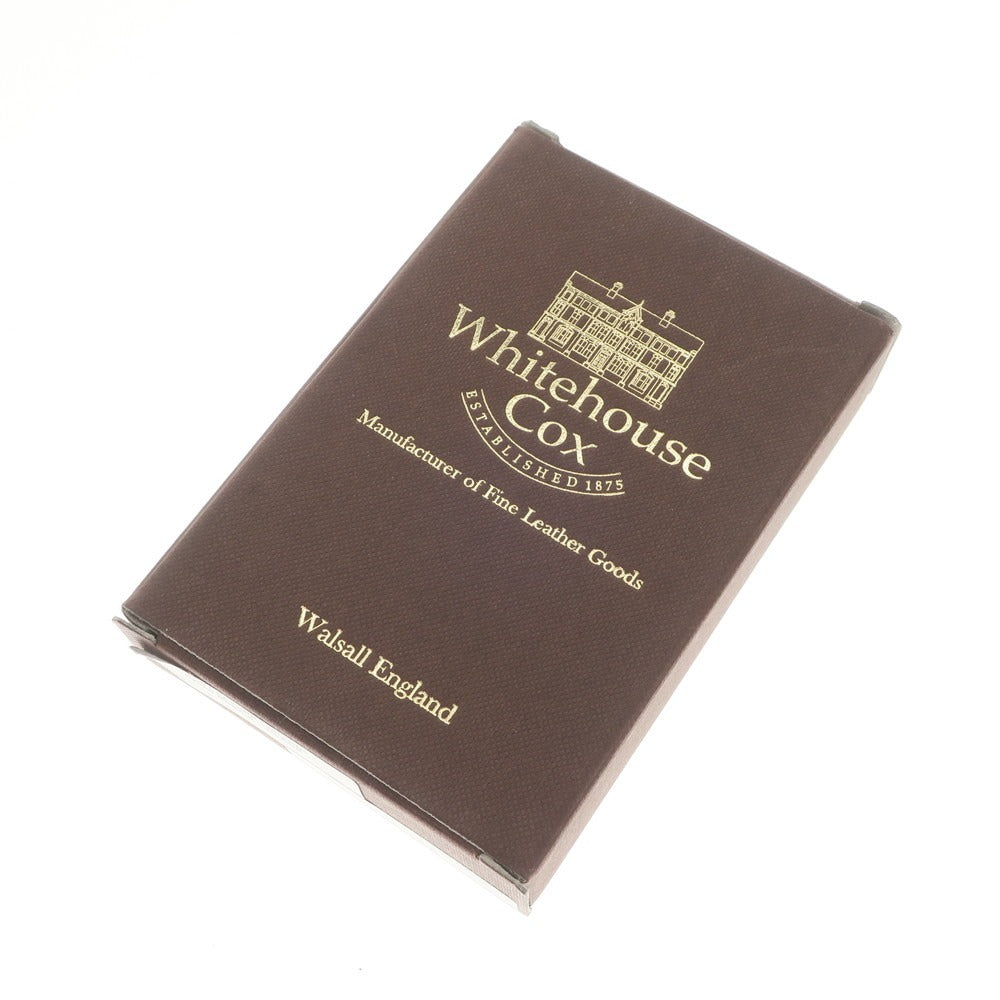 [Used] Whitehouse Cox Bridle Leather Business Card Holder Black [BLK] [S/S/A/W] [Condition Rank A] [Men&
