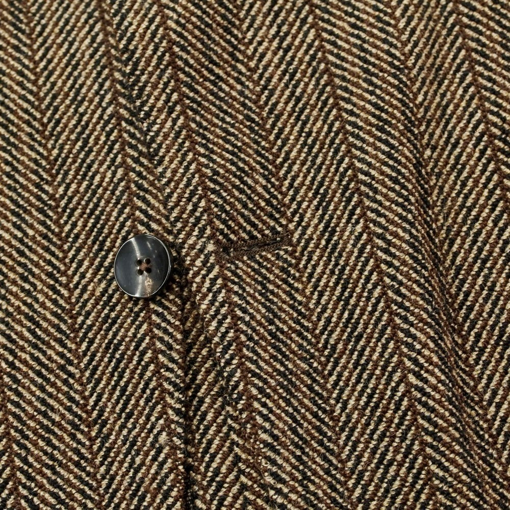 [Used] LARDINI Tweedy Wool Herringbone Jacket Brown x Beige [Size 46] [BRW] [A/W] [Condition Rank B] ​​[Men&