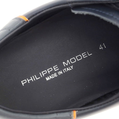 [Used] PHILIPPE MODEL Leather low-cut sneakers, navy [Size 41] [NVY] [S/S/A/W] [Condition Rank B] ​​[Men&